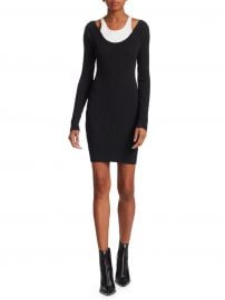 Double Layer Bodycon Dress at Saks Fifth Avenue